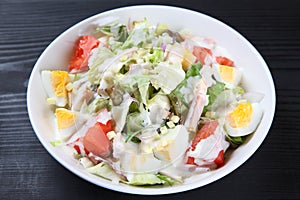 Studio shot of caeser saladÃ£â¬â¬